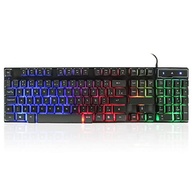Teclado Gamer Semi Mecânico Multimídia Led Rgb Qwerty Antighosting Usb para Pc Notebook Xbox Series X S Ps4 Ps5 - imagem 3