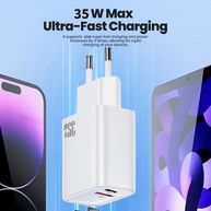 Carregador 35W USB-C: Carga Rápida para Seus Dispositivos - imagem 2
