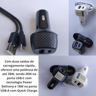 usb-c-a-e-pd-a-preto-carregador-usb-incluido-38w-rapido-qc-veicular-cabo-carregamento-kit-a