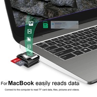 Adaptador Elough: Leitor de Cartão Micro SD para USB-C - imagem 3