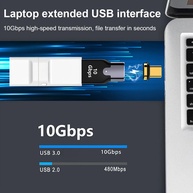 Adaptador USB-C Magnético 10Gbps: Carregue Rápido! - imagem 3