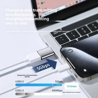 Adaptador USB-C OTG: Transfira Dados Facilmente - imagem 3
