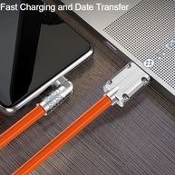 Cabo USB-C 120W: Carregamento Turbo e Transferência! - imagem 3