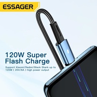 Cabo USB-C 120W Essager: Carregamento Super Rápido! - imagem 3