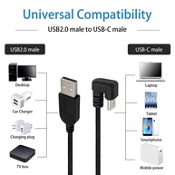 Cabo USB-C 180°: Carregamento Rápido e Dados! - imagem 3
