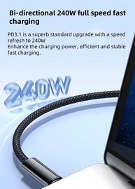 Cabo USB-C 240W: Carregamento Turbo! - imagem 3