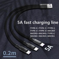 Cabo USB-C 3x1: Carregue Tudo! - imagem 3