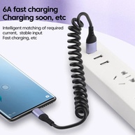 Cabo USB-C 6A Retrátil: Carregamento Turbo! - imagem 3