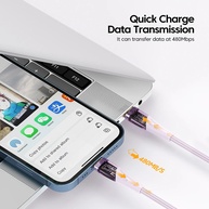 Cabo USB-C Lightning 20W Essager: Carregamento Turbo! - imagem 3