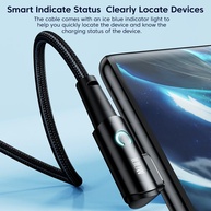 Cabo USB-C Toocki: Carregamento Turbo e LED! - imagem 3