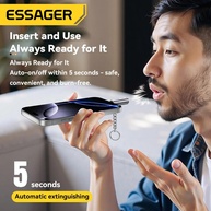 Isqueiro USB-C Essager: Seguro e Sem Chama! - imagem 3