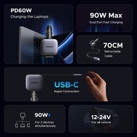 Carregador Carro UGREEN: Carga Rápida USB-C - imagem 2