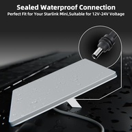 RVMARINEPAT Cabo 3 em 1 Starlink Mini: Potência DC 100W, Carregador Carro USB-C PD/QC e Monitor LED - imagem 5