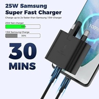 Carregador Turbo USB-C 25W: Samsung S23/S24/S25 - imagem 2