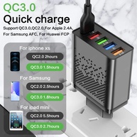 Carregador USB 68W 5 Portas: Carga Rápida! - imagem 3