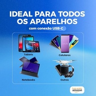 Cabo USB-C Turbo Ultra Rápido: Carregamento e Dados Reforçado para Android e iOS - imagem 3