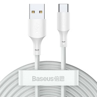 Kit 2x Cabos Baseus USB-A para USB-C 1.5m: Carregamento Rápido e Transferência de Dados ⚡ - imagem 1