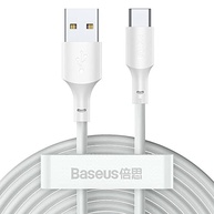 Kit 2x Cabos Baseus USB-A para USB-C 1.5m: Carregamento Rápido e Transferência de Dados ⚡ - imagem 2