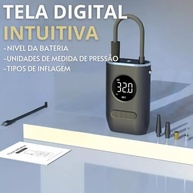 Mini Bomba de Ar Portátil Novavida: Inflagem Rápida e Digital com Calibrador USB - imagem 5