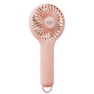 Mini Ventilador Portátil QQT com 3 Velocidades - Recarregável USB, Leve e Compacto para Casa e Viagem - imagem 2