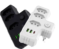 Extensão Elétrica 3 Tomadas + 2 USB + 1 Type-C: Carregamento Rápido e Seguro - imagem 4