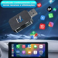 Adaptador CarPlay Android 2 em 1 Sem Fio Mini USB - Liberte seu Carro! - imagem 5