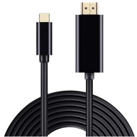 Cabo HDMI USB-C 4K Ultra HD: Transmissão Rápida e Imagens Incríveis para Seu Celular! - imagem 1