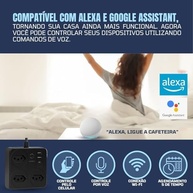 Filtro de Linha Inteligente Wi-Fi: Controle Total com 3 Tomadas, 2 USB, 1 USB-C e App Celular - imagem 3