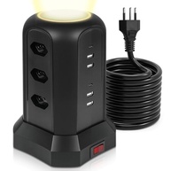 Torre de Tomada Inteligente: 9 Tomadas, 4 USB-A, 2 USB-C - Energia Segura e Organizada - imagem 2