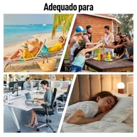 Ventilador de Mesa USB Recarregável 3 em 1 com LED | 5 Velocidades, 360° e Silencioso para Casa e Viagens - imagem 4