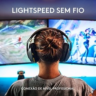 Headset Gamer Sem Fio Logitech G435 LIGHTSPEED, Conexão USB e Bluetooth, Design Leve e Confortável, Microfone Embutido, Bateria de até 18h - Compatível com Dolby Atmos, PC, PS4, PS5, Mobile – Preto - imagem 2