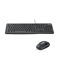 Combo Teclado e Mouse com fio USB Logitech MK120 com Design Confortável, Durável e Resistente à Respingos, USB e Layout ABNT2 - imagem 1