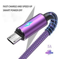 Cabo Micro USB 5A: Carregamento Turbo + LED! - imagem 2