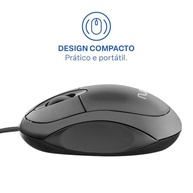 Mouse Classic Box Óptico USB 1200dpi Preto Multi - MO300 - imagem 4