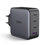 Carregador Rápido Ugreen GaN 100W USB-A + 3x USB-C - Potência e Versatilidade para Seus Dispositivos - imagem 1