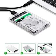 Case para HD transparente, Usb 3.0, transmissão 6gbps, Sata 2.5", Hhd ou Ssd, Ecase-300 - imagem 5