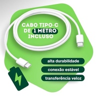 Carregador Turbo 45W USB-C/USB-A: Carregue 2 Aparelhos Ultra Rápido (iPhone 15/16 e Android) - imagem 5