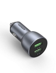 Carregador UGREEN QC3.0 36W Dual USB: Carregamento Rápido para Seus Dispositivos na Estrada - imagem 2