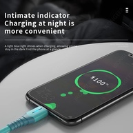 Cabo USB-C/Micro USB com LED – Carregamento Rápido! - imagem 2
