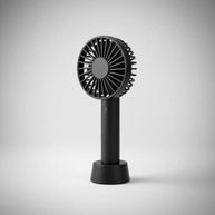 Mini Ventilador Portátil Recarregável 3 Velocidades Silencioso USB - Ideal para Mesa, Maquiagem e Estudos - imagem 4