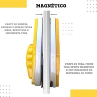 Limpador de Vidro Magnético Profissional UseFull - Dupla Face com Imã para Janelas Externas e Apartamentos - imagem 5