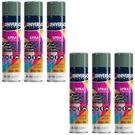 Tinta Spray 400ml Verde Escuro Uso Geral em Aço Ferro Couro Gesso Cerâmica | Universo | Kit 06 un - imagem 2