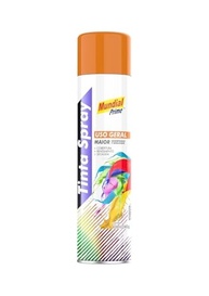 Tinta Spray Uso Geral Mundial Prime 400ml Laranja - Acabamento Profissional Rápido - imagem 2