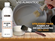 Óleo Mineral Usp Puro Hidratar Madeira Tabua Carne 2 Litros - imagem 3