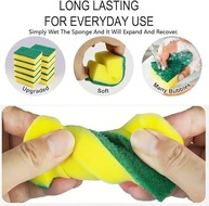 Esponja de Limpeza 8 Peças - Removedora de Manchas para Panelas, Frigideiras e Utensílios - imagem 3