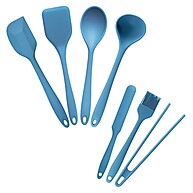 Utensílios de Silicone Oikos Azul: Kit 7 Peças - imagem 1