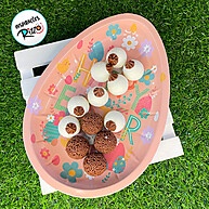 Bandeja de Metal Decorativa de Páscoa Happy Easter – Charme e Utilidade - imagem 2