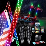 Kit 2 Luzes LED Espiral RGB UTV Uemicip: Segurança e Estilo Off-Road com Controle Total - imagem 1