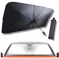 Protetor Solar Para-brisa Automotivo Universal Dobrável - Proteção UV e Térmica Avançada - imagem 2