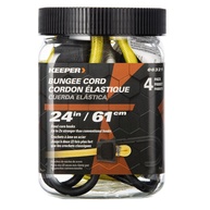 Keeper: Kit 4 Cordões Elásticos 60cm com Ganchos SST - Resistentes UV e Intempéries - imagem 1